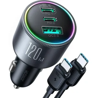 Joyroom JR-CCN07 Autoladegerät 120 W, 2xUSB-C USB-A