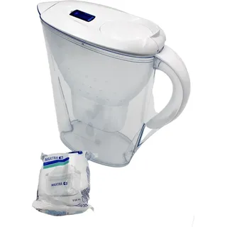 Brita Marella + Filterkanne Aluna Cool Memo, Volumen 2400 ml, Weiß