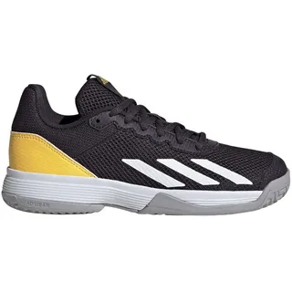 Adidas Courtflash Tennisschuh Black / Cloud White / Spark 29    