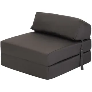 Klappmatratze, Wasserabweisendes Futon für Camping, Faltbare Matratze mit Kopfstütze, Umwandelbare Reisematratze, 168x60x13 cm Gästematratze