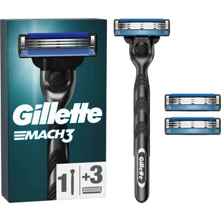 Gillette Mach3 Rasierapparat + 3 Klingen Herrenrasierer