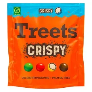 Treets Schokobonbons Crispy, mit Knusperreis-Kern, 215g