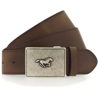 Mustang Koppelgürtel Mit charakteristischer Koppelschließe, im Vintage-Look, 4 cm MUSTANG schwarz