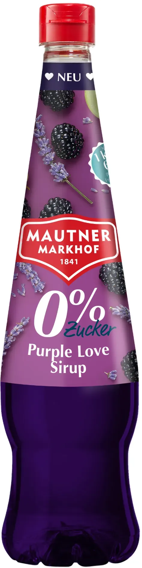 Mautner Markhof 0% Zucker Sirup Purple Love