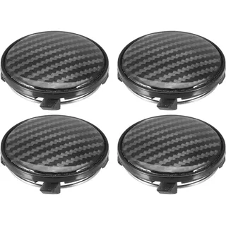 A ABSOPRO 4 Stück Nabendeckel 61mm Universal Radnabenkappen Felgenkappen Nabenkappen OD 61mm ID 56mm Felgendeckel Für Radnaben Auto