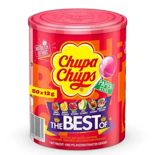 Chupa Chups THE BEST OF Lutscher 50x 12,0 g, 50 St.