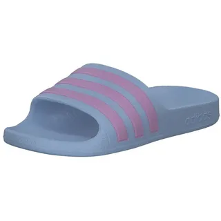 adidas Aqua Adilette Kids Glow Blue / Bliss Lilac / Glow Blue 32    