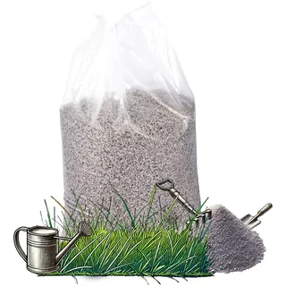 Samore Rasendsand 25 kg Spezial Rasensand Rasen 0,1-0,3 mm (H1) Sand Grassand Gras Rasenpflege Spezialsand Quarzsand Düngehilfsstoff zur Bodenverbesserung