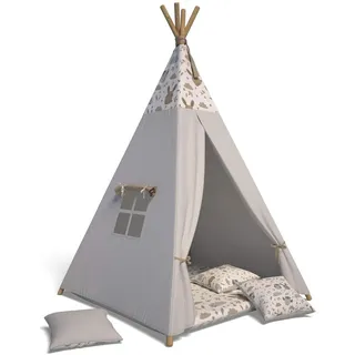 Best for Kids Tipi-Zelt, Creme, Textil, 105x105 cm, Spielzeug, Kinderzelte