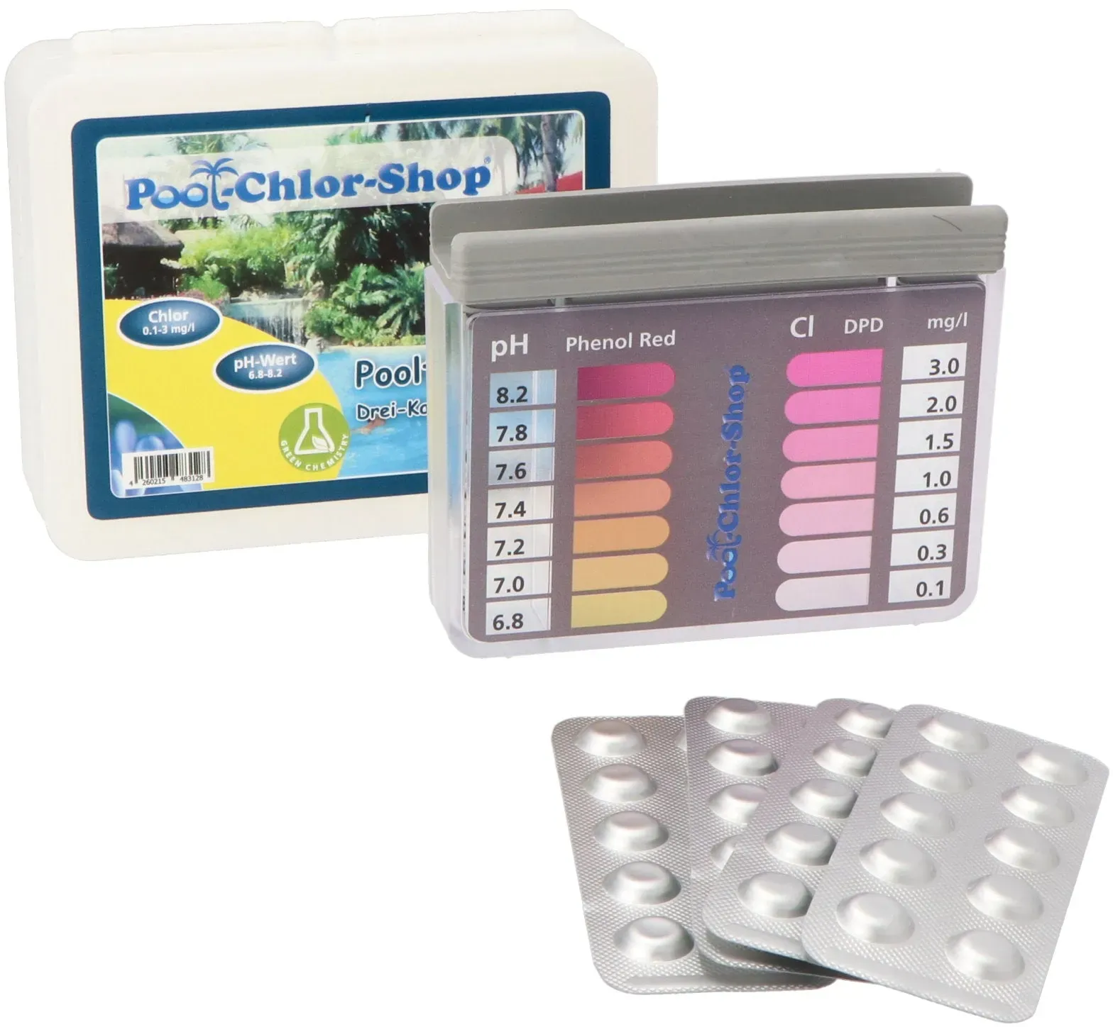 Mini-Pooltester (Chlor+pH)