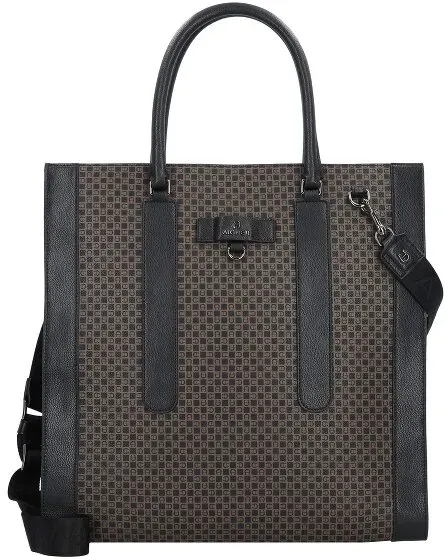 AIGNER The Core Shopper Tasche Leder 39 cm Laptopfach  braun