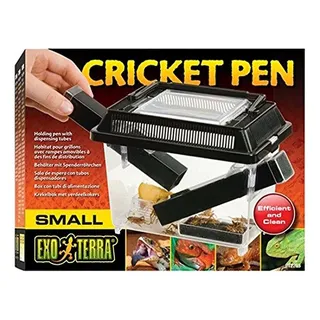 Exo Terra Cricket Pen, Behälter mit Spenderröhrchen, Pflegeset für Grillen, groß, 21 x 30 x 19,5cm