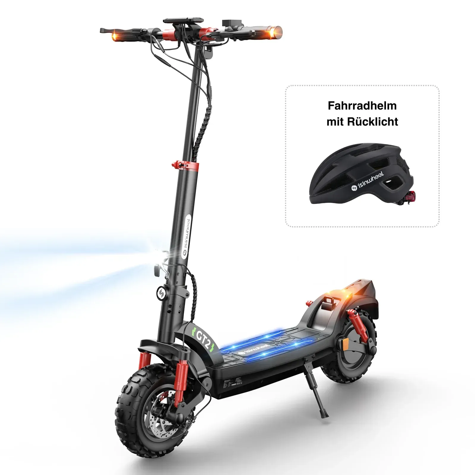 isinwheel GT2 500W 11" Offroad E-Scooter Mit Straßenzulassung (ABE,eKFV)