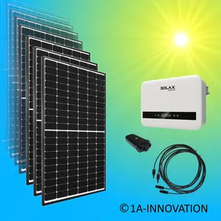 Solaranlage 4000Watt Komplettpaket 4 KW Solar Hausnetzeinspeisung 2x MPPT
