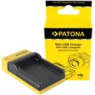 PATONA Slim Micro-USB Ladegerät für Sony NP-F970 NP-F960 NP-F950 ...