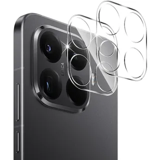 GEEMEE kompatibel mit Xiaomi 15T/15T Pro Kameraschutz für Panzerglas Schutzfolie, 2 Stück 9H Härte HD-Klare Anti- Kratzer Kamera Displayschutz, 2.5D Blasenfrei Folie Gehärtetes Glas Folie
