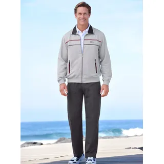 Freizeitanzug CATAMARAN, Herren, Gr. 26/27, grau (grau, meliert), 70% Baumwolle, 30% Polyester, Sportanzüge