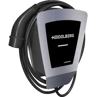 HEIDELBERG Amperfied Wallbox mit Lastmanagement für das zeitgleiche Laden mehrerer E-Fahrzeuge. 11 kW Ladeleistung + 5,0 m Ladekabel. Für Privat & Unternehmen. Ladestation Energy Control Plus