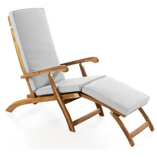 prestige home living outdoor Ergonomische Sonnenliege 97 x 56 x 96 cm Akazienholz