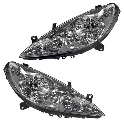 Bestprice 2x Scheinwerfer H7/H1 mit Stellmotor Typ VALEO [Hersteller-Nr. 10429157] für Peugeot