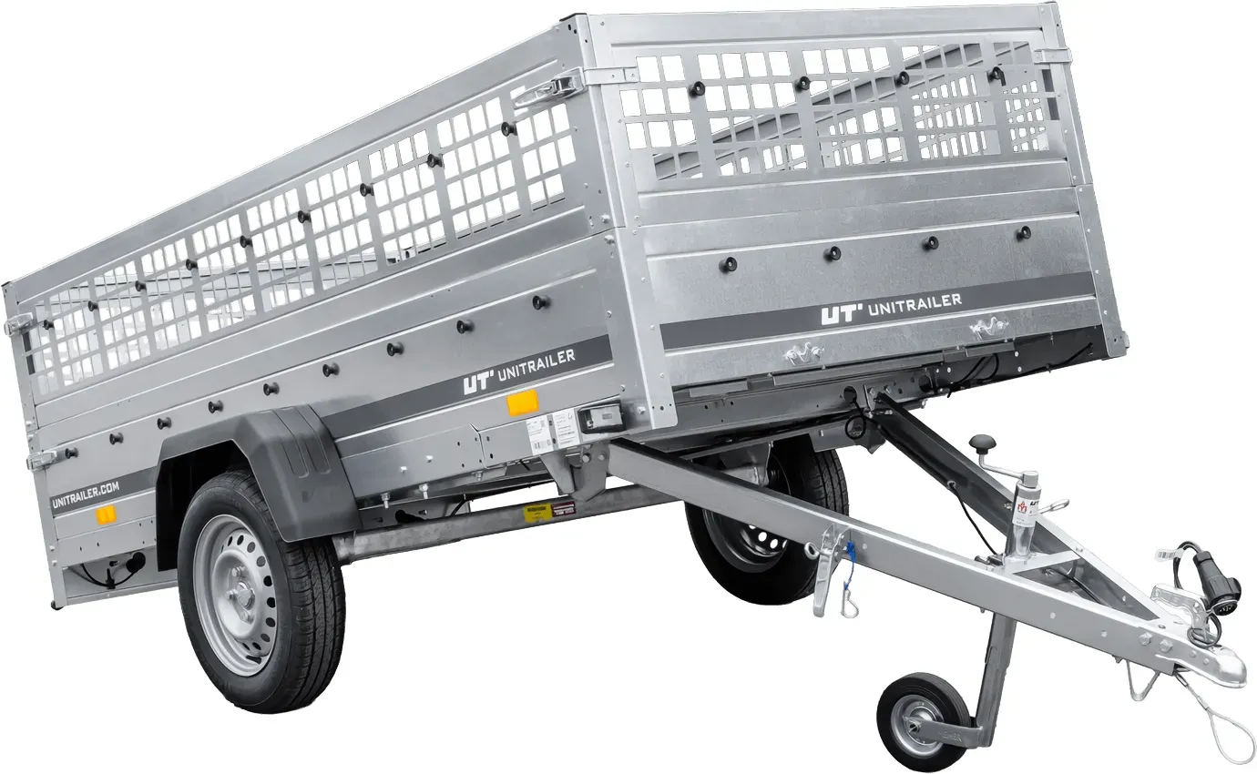 Trailer Anhänger GARDEN TRAILER 264 KIPP mit Gitteraufsatz und Stützrad