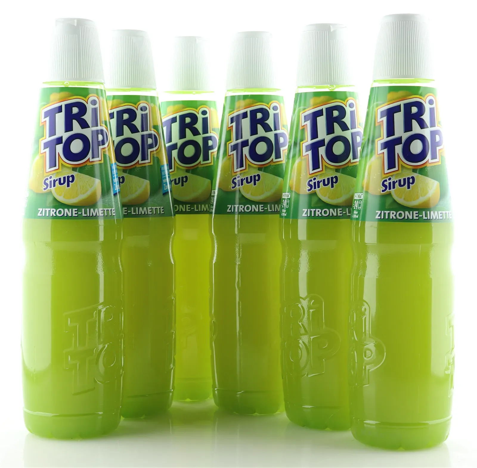 6 X TRi TOP Sirup Zitrone-Limette 0,6L