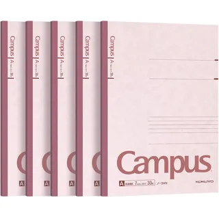 KOKUYO Notizbuch Pakkuno3A A kariert Pink