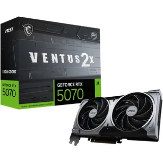 MSI GeForce RTX 5070 VENTUS 2X OC 12GB GDDR7 Grafikkarte