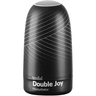Sinful Double Joy Masturbator - Schwarz