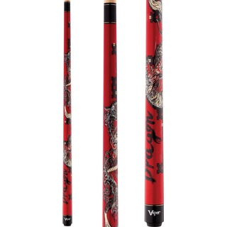 Viper Underground 147,3 cm 2-teilig Billard/Pool Queue, Dragon, rot