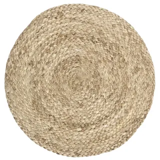 IB Laursen - Tischset - rund - dunkel Natur - Ø 35 cm - Jute