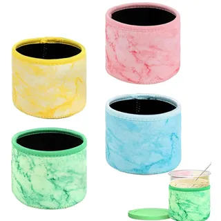 Pack Of 4 Ice Cream Neoprene Cases For Ninja Creami Deluxe Accessories, Eisbecher Für Ninj-a Creami,Wiederverwendbarer, Für Creami Deluxe Eismaschine Der Serie NC501