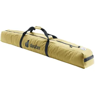 Deuter Sport GmbH Deuter Infiniti Ski Bag clay - Skitasche für 1 Paar Ski bis 190 cm, robustes Recyclingmaterial, gepolsterte Reißverschlussöffnung, Schultergurt