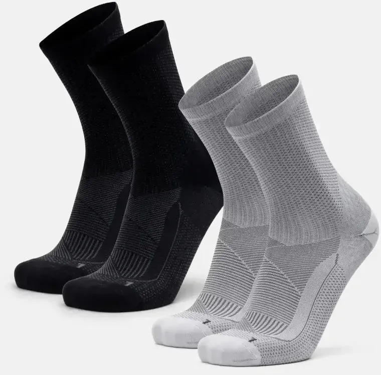 PLANTARFASZIITIS SOCKEN - 2-Pack - Schwarz/Grau | Hellgrau - 35-38