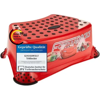 OKT keeeper Cars Tritthocker Schwarz, Rot