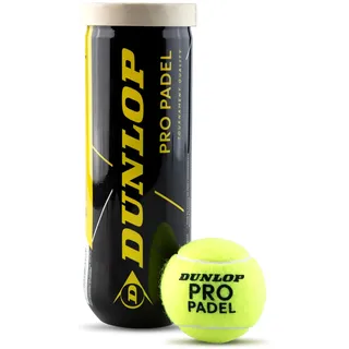 Dunlop Pro Padel 3PET Padelbälle - gelb