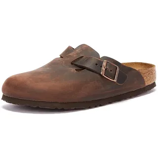 Birkenstock Boston Nubukleder geölt habana 37