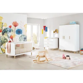 Pinolino Pinolino, Komplett-Babyzimmer, Kinderzimmer „Lumi” breit gross (Kinderkleiderschrank)