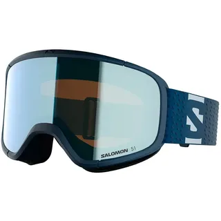 Salomon Aksium 2.0 Skibrille - Dress Blue - Light Blue/CAT2