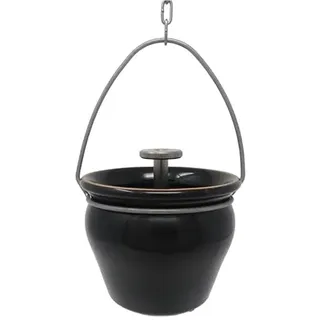 eliga Aroma-/Aufgusstopf schwarz für Saunen