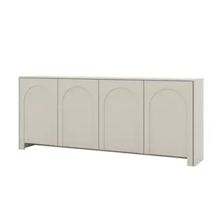 Sideboard   ¦ beige ¦ Maße (cm): B: 204 H: 83 T: 35.0