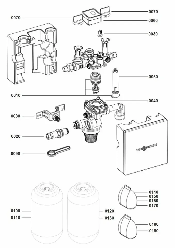 Viessmann Füllstation medium Vitoset HWE 4l mit Kartusche für Heizungsanlagen 7272214