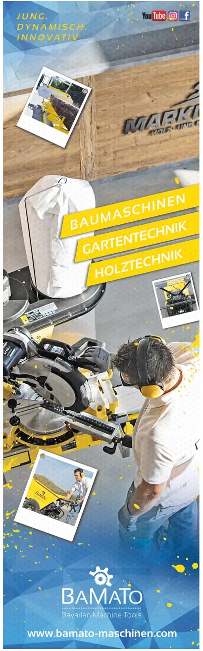 BAMATO Fahne für Ausleger mit hochwertigem Druck (Motiv 3)