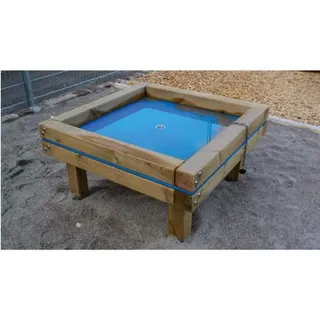 Matschtisch Robinie mit PE-Bodenplatte - Matschtisch groß