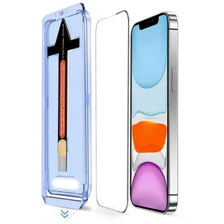 1x 9H Panzerglas für iPhone 16e HD KLAR Montagehilfe echtes Tempered Glass Schutzglas Displayschutz Schutzfolie Screen-Protector
