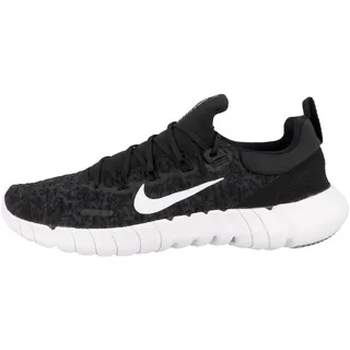 Nike Herren Free Run 5.0 Road Running Shoe, Black/White-Dark Smoke Grey, 45 EU