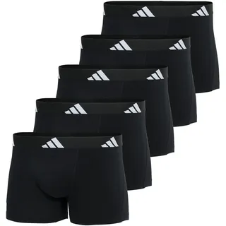 adidas Trunks Active Flex Cotton schwarz/weiß S 5er Pack