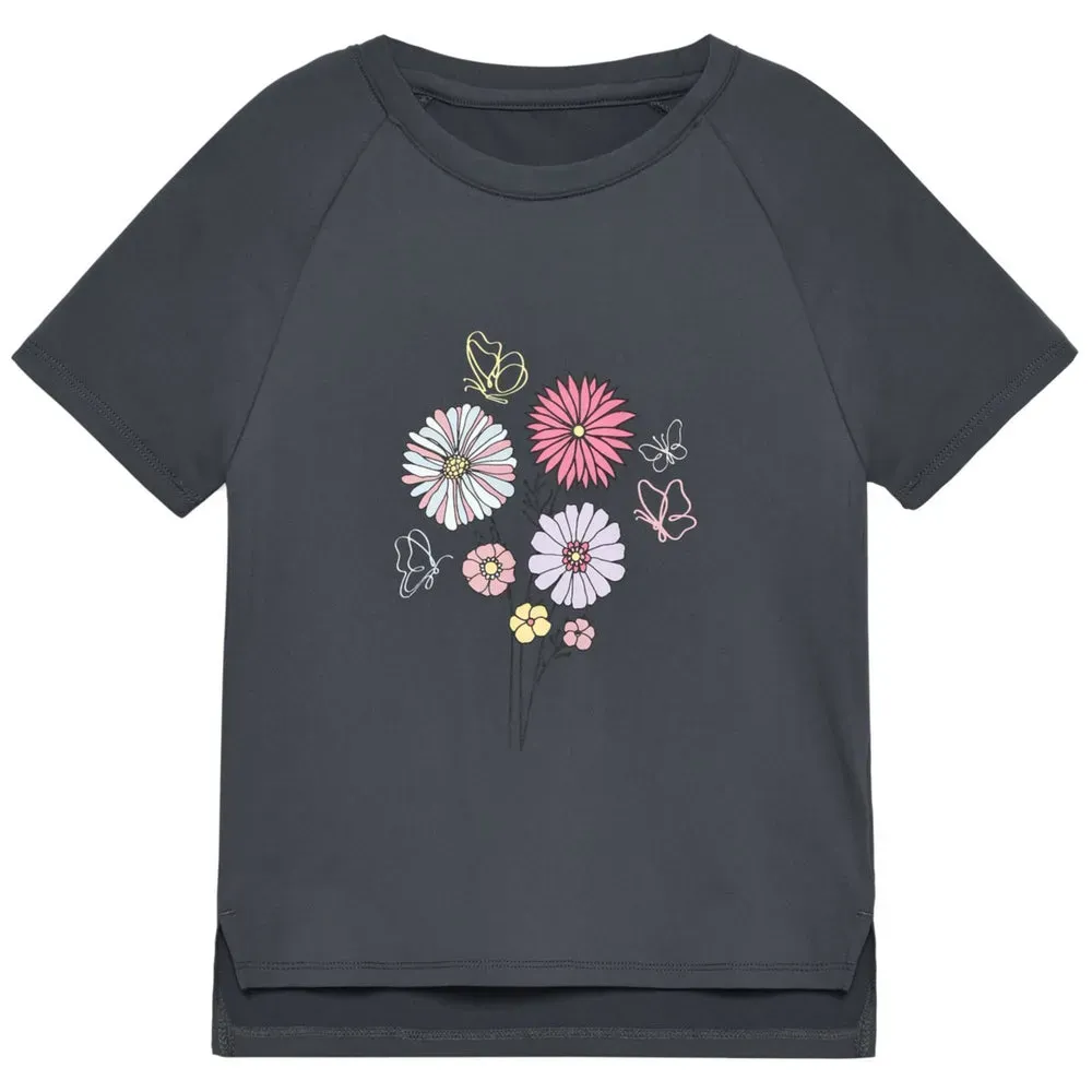 ColorKids Print T-Shirt Kinder - grau-1922 / 164
