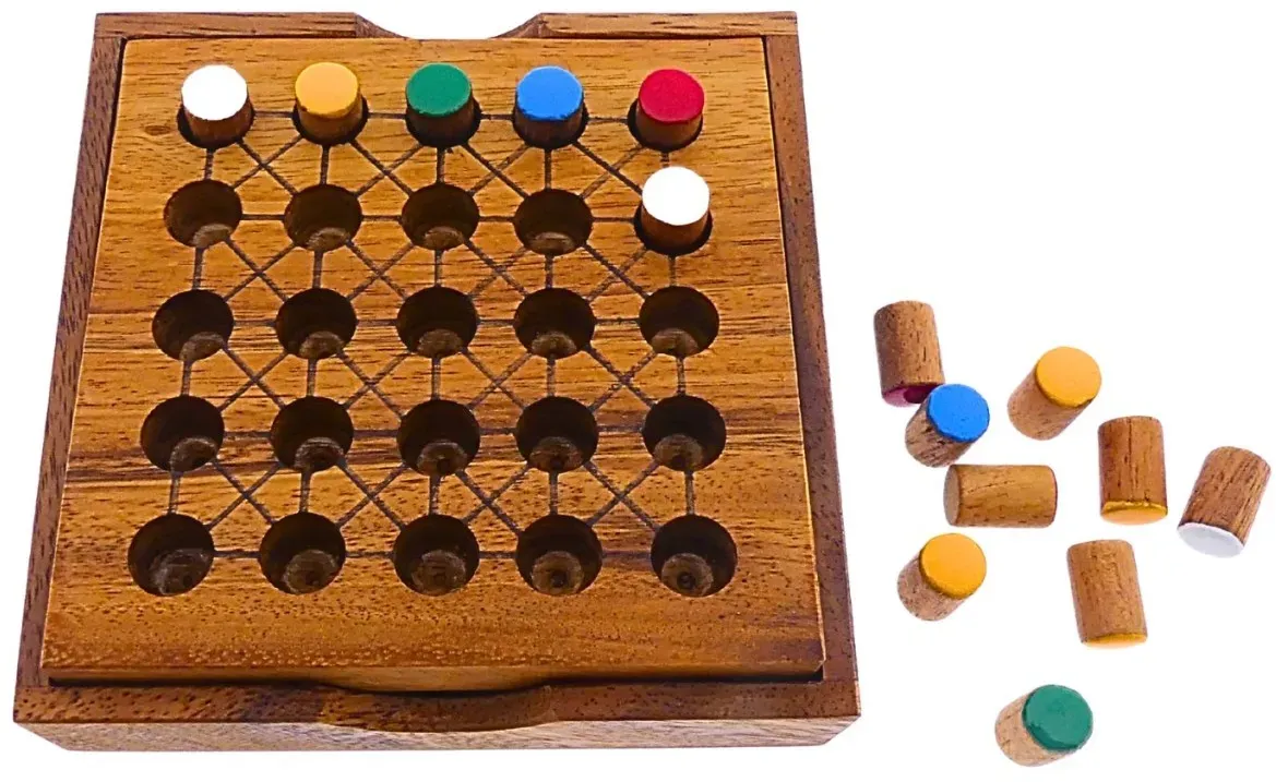 DILEMMA Five Different - Knobel Geduldspiel Denkspiel IQ-Spiel