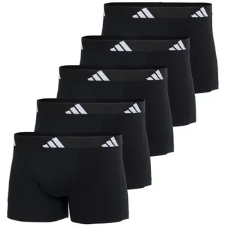 adidas Trunks Active Flex Cotton schwarz/weiß S 5er Pack